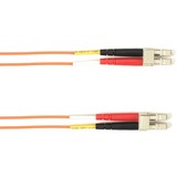 Black Box Fiber Optic Duplex Patch Network Cable - 6.50 ft Fiber Optic Network Cable for Network Device - First End: 2 x LC Network - Male - Second End: 2 x LC Network - Male - 10 Gbit/s - Patch Cable - LSZH - 50/125 &micro;m - Orange - TAA Compliant
