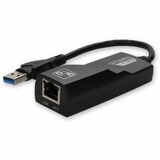 AddOn 5-Pack of Lenovo® 4X90E51405 Compatible USB a 3.0 Male to RJ-45 Female Black Adapters