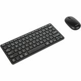Targus Keyboard & Mouse - Wireless Bluetooth 5.1 Keyboard - Black - Wireless Bluetooth Mouse - Black - Symmetrical - AAA - Compatible with PC, Mac - 1