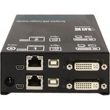Black Box KVM Extender - 460 ft Range - WUXGA - 1920 x 1200 Maximum Video Resolution x Network (RJ-45) - 4 x USB x DVI - Rack-mountable