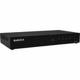 Black Box Secure NIAP 4.0 Certified KVM Switch - DisplayPort - 1 Computer(s) - 4 Local User(s) - 4K - 3840 x 2160 - 6 x USB - USB 2.0 - 5 x DisplayPort - Desktop - TAA Compliant
