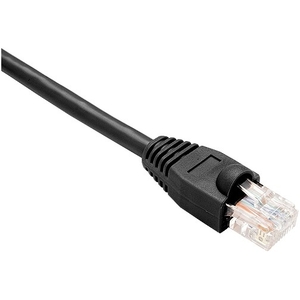 Unirise Cat.5e Patch Network Cable - 25 ft Category 5e Network Cable for Network Device - First End: 1 x RJ-45 Network - Male - Second End: 1 x RJ-45 Network - Male - Patch Cable - Black