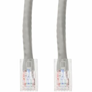AddOn 3ft Gray CAT 6 PVC Ethernet Cable Non-Booted RJ-45 M/M with Length Labels