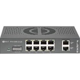NVT Phybridge FLEX8 Unmanaged Switch - 8 Ports - Fast Ethernet, Gigabit Ethernet - 10/100/1000Base-T, 10/100Base-T - 2 Layer Supported - 6 W Power Consumption - 50 W PoE Budget - Twisted Pair - PoE Ports - Standalone, Rack-mountable, Shelf Mountable