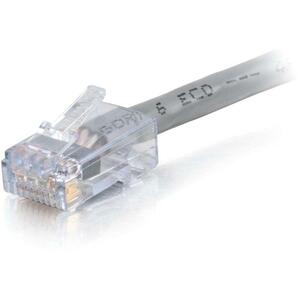 C2G-75ft Cat6 Non-Booted Network Patch Cable (Plenum-Rated) - Gray