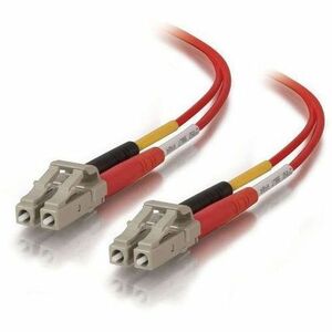 C2G-10m LC-LC 50/125 OM2 Duplex Multimode PVC Fiber Optic Cable - Red