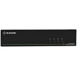 Black Box Secure KVM Switch, DVI-I, 4-Port, CAC NIAP 3.0 (Quad Head)