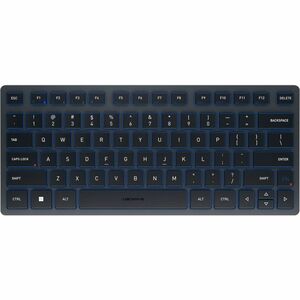 CHERRY KW 7100 Keyboard - Multi-Device, Compact, 3 Bluetooth Channels, AES-128 Encryption, Status LEDS, Abrasion-proof Key Legends