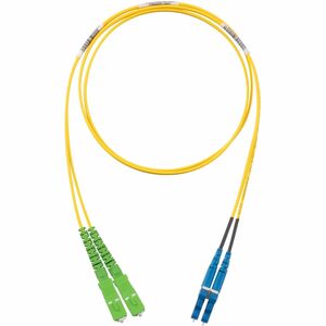 Panduit OS2 2f 1.6mm PC OFNR SC/APC to LC Duplex Std Polarity Std IL 1m