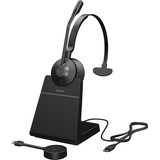 Jabra Engage 55 Headset - Mono - USB Type C - Wireless - DECT - 492.1 ft - 40 Hz to 16 kHz - On-ear - Monaural - Open - Noise Cancelling, Uni-directional, MEMS Technology Microphone - Black