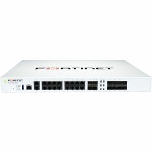Fortinet FortiGate FG-201F Network Security/Firewall Appliance - 17 Port - 10GBase-X, 1000Base-X, 1000Base-T - 10 Gigabit Ethernet - 27 Gbit/s Firewall Throughput - SHA-256, AES (256-bit), RSA 2048-bit, TLS 1.3, SSL - 500 VPN - 17 x RJ-45 - 12 Total Expansion Slots - 50 Hz, 60 Hz - 1U - Rack-mountable