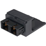 Panduit Fiber Optic Duplex Network Adapter - 2 x SC Network Male - Black, Blue - 1