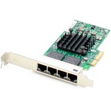 Accortec HP Gigabit Ethernet Card - PCI Express x4 - 4 Port(s) - 4 - Twisted Pair - 10/100/1000Base-T - Plug-in Card