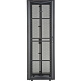 Panduit FlexFusion Cabinet - For Patch Panel, LAN Switch, Server, PDU - 42U Rack Height x 19" Rack Width - Floor Standing - Black - Steel - 2504.45 lb Dynamic/Rolling Weight Capacity - 3507.55 lb Static/Stationary Weight Capacity