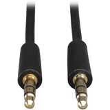 Eaton Tripp Lite Series 3.5mm Mini Stereo Audio Cable for Microphones, Speakers and Headphones (M/M), 1 ft. (0.31 m)