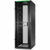 APC NetShelter SX Server Rack Gen 2, 45U, 2124H x 750W x 1070D mm, with Sides, Black [TAA]