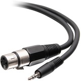 C2G 6ft 3-Pin XLR to TRS 1/8" 3.5mm AUX Audio Cable - M/F