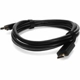 AddOn 3ft DisplayPort Male to HDMI Male Black Cable Which Requires DP++ For Resolution Up to 2560x1600 (WQXGA)