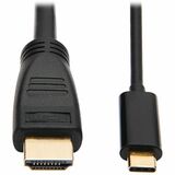 Eaton Tripp Lite Series USB-C to HDMI Active Adapter Cable (M/M), 4K 60 Hz, 4:4:4, HDCP 2.2, Mid-Cable Adapter, Black, 6 ft. (1.8 m)
