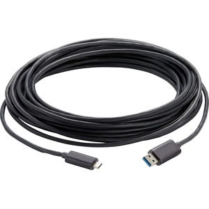 Vaddio 49 ft USB 3.2 Active Optical Cable - Type C to Type A - Black