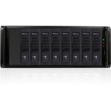 RAIDage JAGE480HDBK-DE-SEA Drive Enclosure 12Gb/s SAS, SATA/600 - Mini-SAS HD Host Interface - 4U Rack-mountable - Black