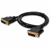AddOn 10ft DVI-D Dual Link (24+1 pin) Male to DVI-D Dual Link (24+1 pin) Male Black Cable For Resolution Up to 2560x1600 (WQXGA)