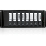 RAIDage JAGE480HDSL-DE Drive Enclosure 12Gb/s SAS, SATA/600 - Mini-SAS HD Host Interface - 4U Rack-mountable - Black, Silver