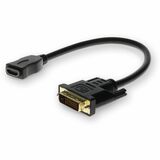 AddOn 5-Pack of DVI-D Dual Link (24+1 pin) Male to HDMI 1.3 Female Black Adapters For Resolution Up to 2560x1600 (WQXGA)