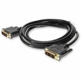 AddOn 6ft DVI-D Single Link (18+1 pin) Male to DVI-D Single Link (18+1 pin) Male Black Cable For Resolution Up to 1920x1200 (WUXGA)