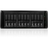 RAIDage JAGE412MSBK-DE Drive Enclosure 12Gb/s SAS, SATA/600 - Mini-SAS HD Host Interface - 4U Rack-mountable - Black