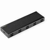 StarTech.com USB-C 10Gbps to M.2 NVMe or M.2 SATA SSD Enclosure, Portable M.2 PCIe/SATA SSD Aluminum Enclosure, USB-C & USB-A Host Cables