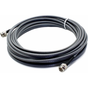 AddOn 10ft Cisco® CAB-5697 Compatible BNC (Male) to BNC (Male) Black Coaxial Simplex PVC Copper Patch Cable