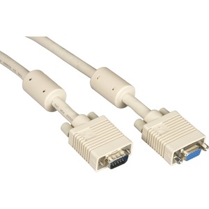 Black Box VGA Video Cable with Ferrite Core - HD-15 Male - HD-15 Female - 3ft