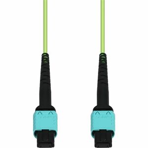 AddOn 7m MPO/UPC to MPO/UPC Lime Green OM5 OFNR (Riser-Rated) 12-Strand Fiber Patch Cable