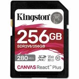 Kingston Canvas React Plus 256 GB Class 10/UHS-II (U3) V60 SDXC