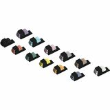 Panduit Mini-Com Keyed G-Violet/Non-Keyed LC Duplex, Black Module