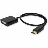 AddOn 2ft DisplayPort 1.2 Male to DVI-D Dual Link (24+1 pin) Female Black Cable For Resolution Up to 2560x1600 (WQXGA)