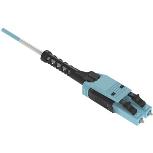 Panduit Opti-Core&reg; LC Patch Cord - 8.20 ft Fiber Optic Network Cable for Network Device - First End: 1 x LC Uniboot - Second End: 1 x LC Uniboot - Patch Cable - OFNP - Aqua - 1