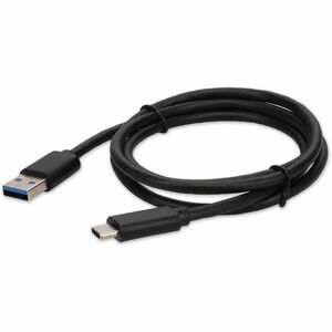 AddOn 1.0m (3.3ft) USB C 3.1 Male to USB A 3.0 Male Black Cable
