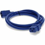 AddOn 6ft C19 Female to C20 Male 12AWG 100-250V at 20A Blue Power Cable