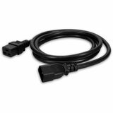 AddOn 3ft C14 Male to C19 Female 14AWG 100-250V at 15A Black Power Cable