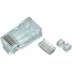 NSI Network Connector - 100 - 1 x RJ-45 Network - Male - Clear