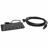 C2G USB-C 6-in-1 Mini Docking Station Bundle for Laptops