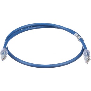 Panduit Pan-Net&reg; Patch Cords - 15 ft Category 6a Network Cable for Network Device - First End: 1 x Modular - Second End: 1 x Modular - 10 Gbit/s - Patch Cable - CM - 24 AWG - Violet - 1