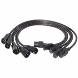 Power Cord Kit (5 ea), C13 to C14, 0.6m
