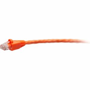 C2G F-Series Cat.6 Patch Network Cable - 100 ft Category 6 Network Cable for Network Device, Network Adapter, Hub, Server, Router, Switch - First End: 1 x RJ-45 Network - Male - Second End: 1 x RJ-45 Network - Male - 1 Gbit/s - Patch Cable - Gold Plated Contact - Riser - 24 AWG - Orange - TAA Compliant