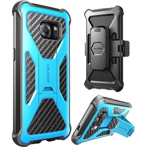 i-Blason Prime Carrying Case (Holster) Smartphone - Blue - Impact Resistant, Shock Resistant - Polycarbonate Body - Belt Clip