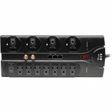 Eaton Tripp Lite Series Protect It! 12-Outlet Surge Protector, 8 ft. (2.43 m) Cord, 2880 Joules, Tel/Modem/Coaxial/Ethernet Protection