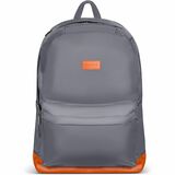Champs Vintage Carrying Case (Backpack) for 11" to 15.6" Water Bottle, Notebook, Tablet, Glasses, Earphone, Travel - Gray