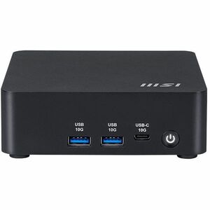 MSI Cubi NUC AI CUBI NUC AI 1UMG-015US Desktop Computer - Intel Core Ultra 5 125H - 16 GB - Black